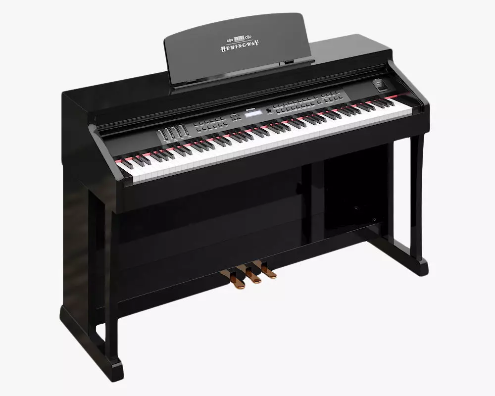 Hemingway DP-701 MKII BP Digital Piano 3D model