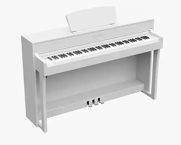 Yamaha CLP-635 WH Digital Piano 3D model