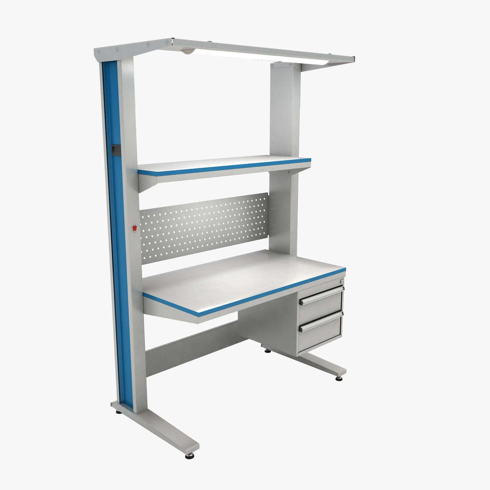 working table 3D model_3