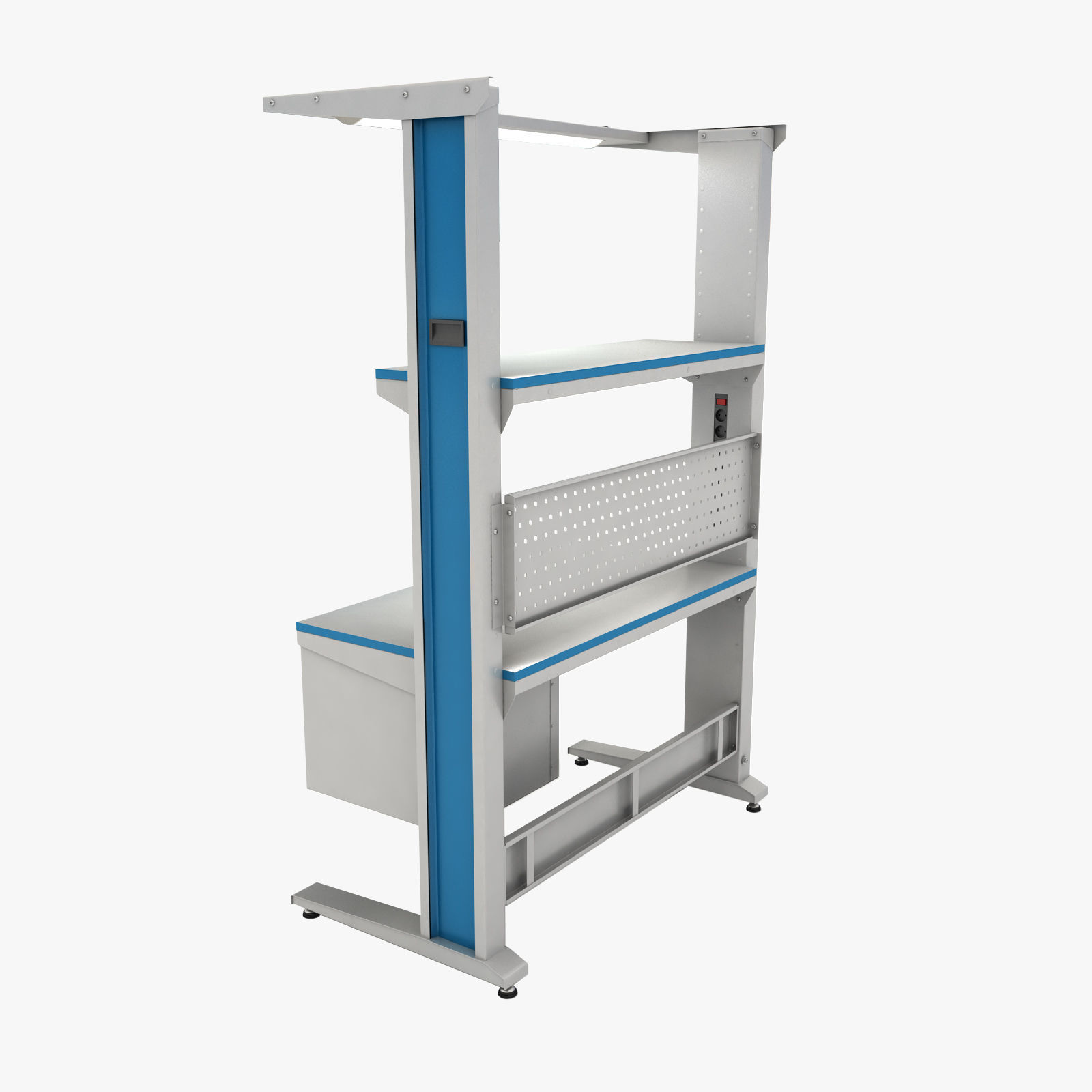 working table 3D model_2