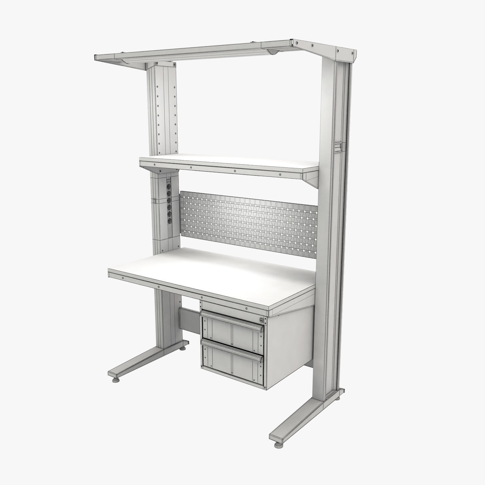 working table 3D model_10