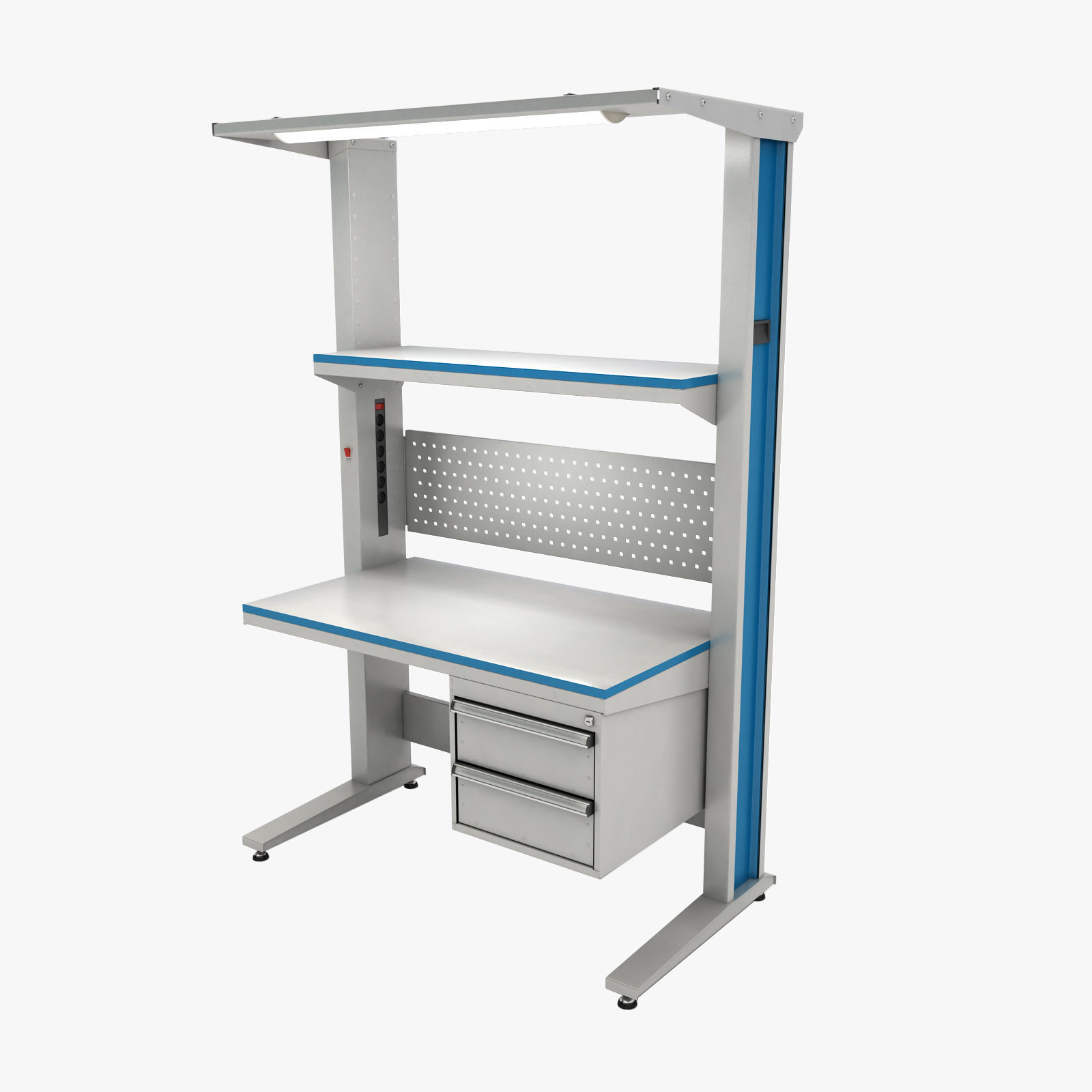 working table 3D model_0