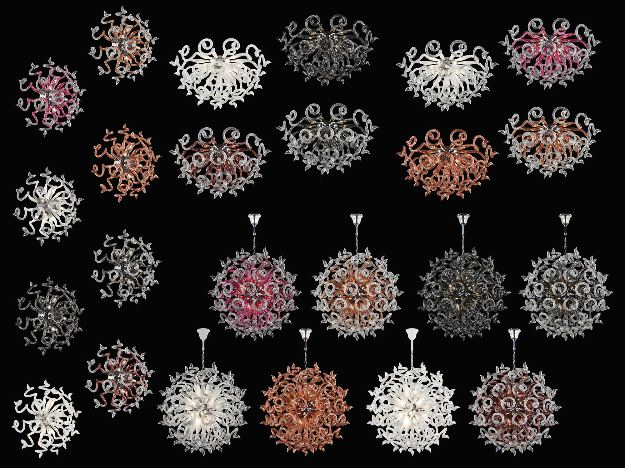 890 Medusa Lightstar Collection 3D model_1