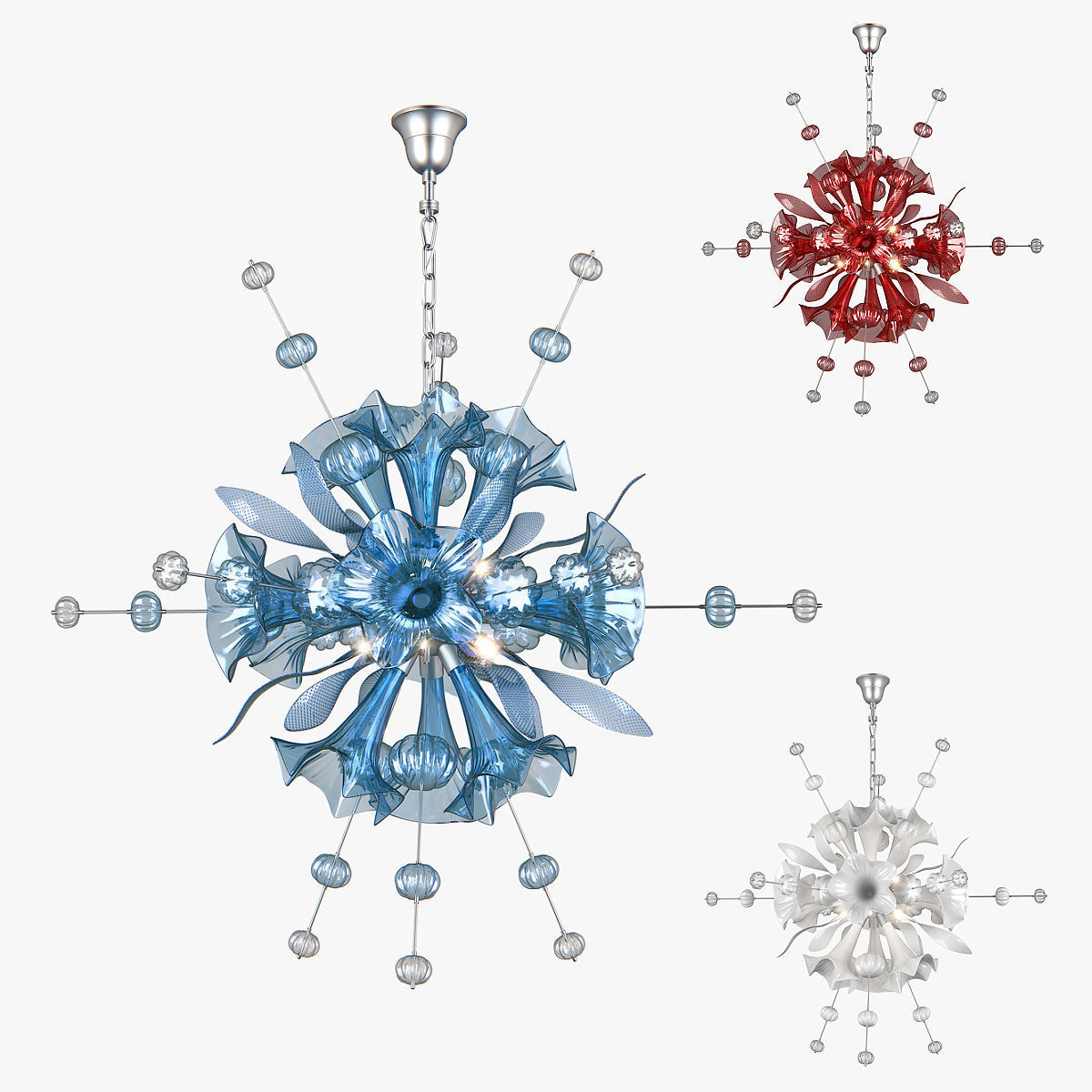 89312x Celesta Lightstar Chandelier 3D model_1