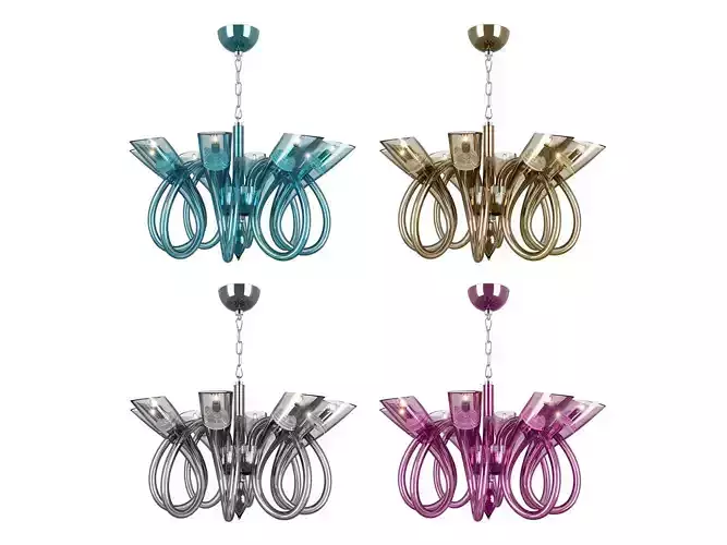 89208x Stella Lightstar Chandelier 3D model