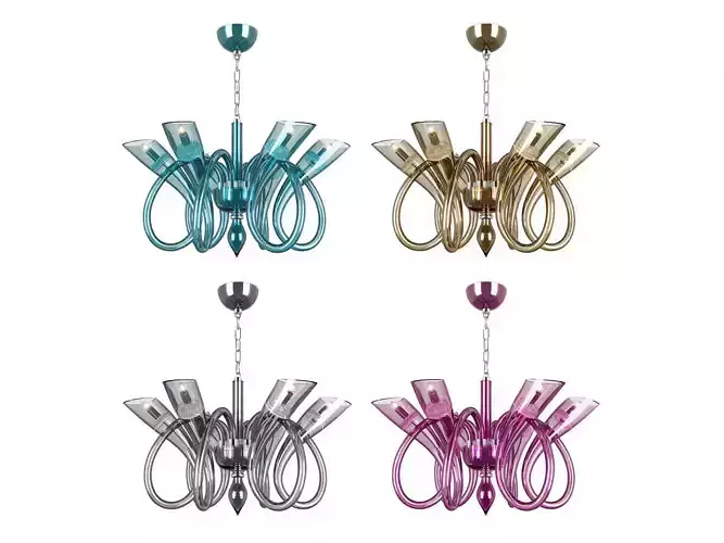 89206x Stella Lightstar Chandelier 3D model