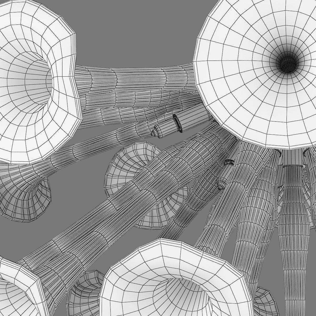 89109x Bardano Lightstar Ceiling Lamp 3D model_9