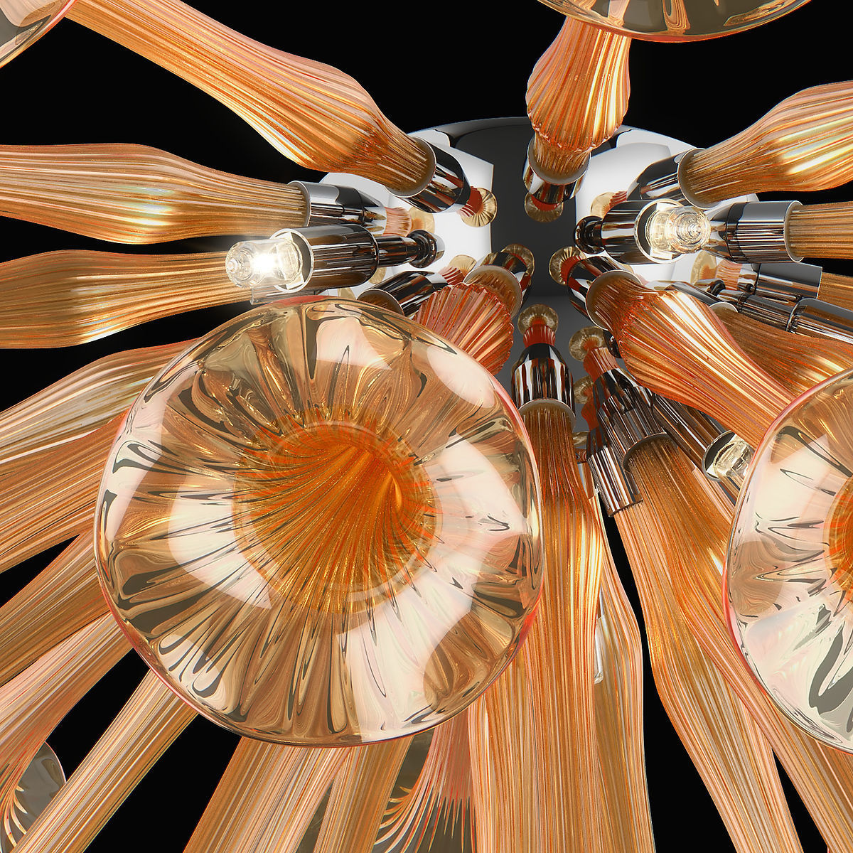 89109x Bardano Lightstar Ceiling Lamp 3D model_3