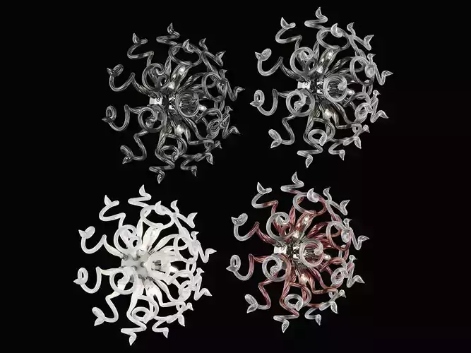 89065y Medusa Lightstar Sconce Chandelier