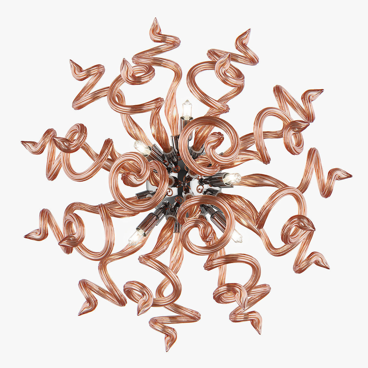 89065x Medusa Lightstar Sconce Chandelier 3D model_15