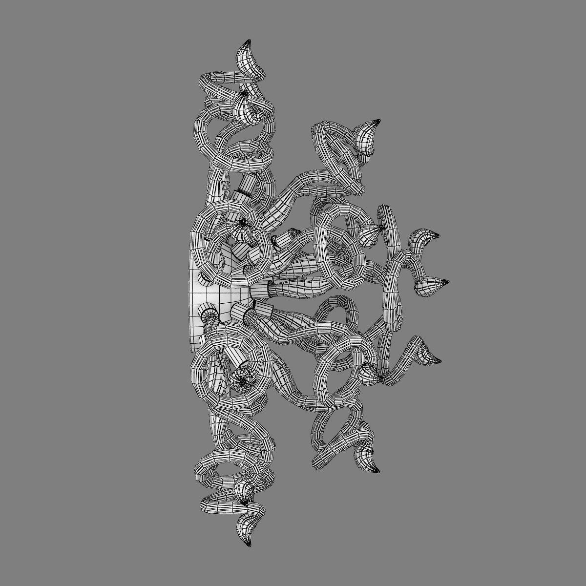 89065x Medusa Lightstar Sconce Chandelier 3D model_29