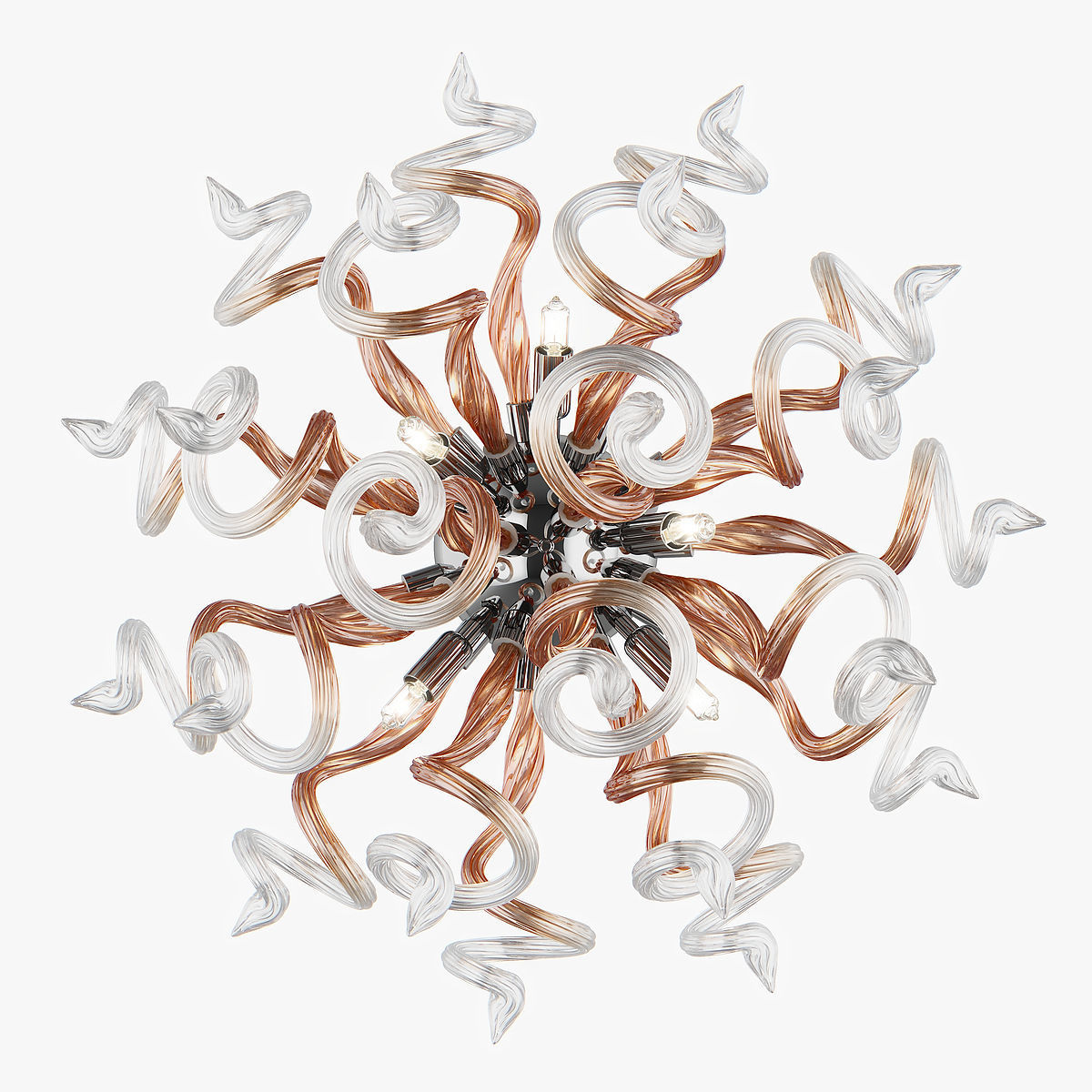 89065x Medusa Lightstar Sconce Chandelier 3D model_21