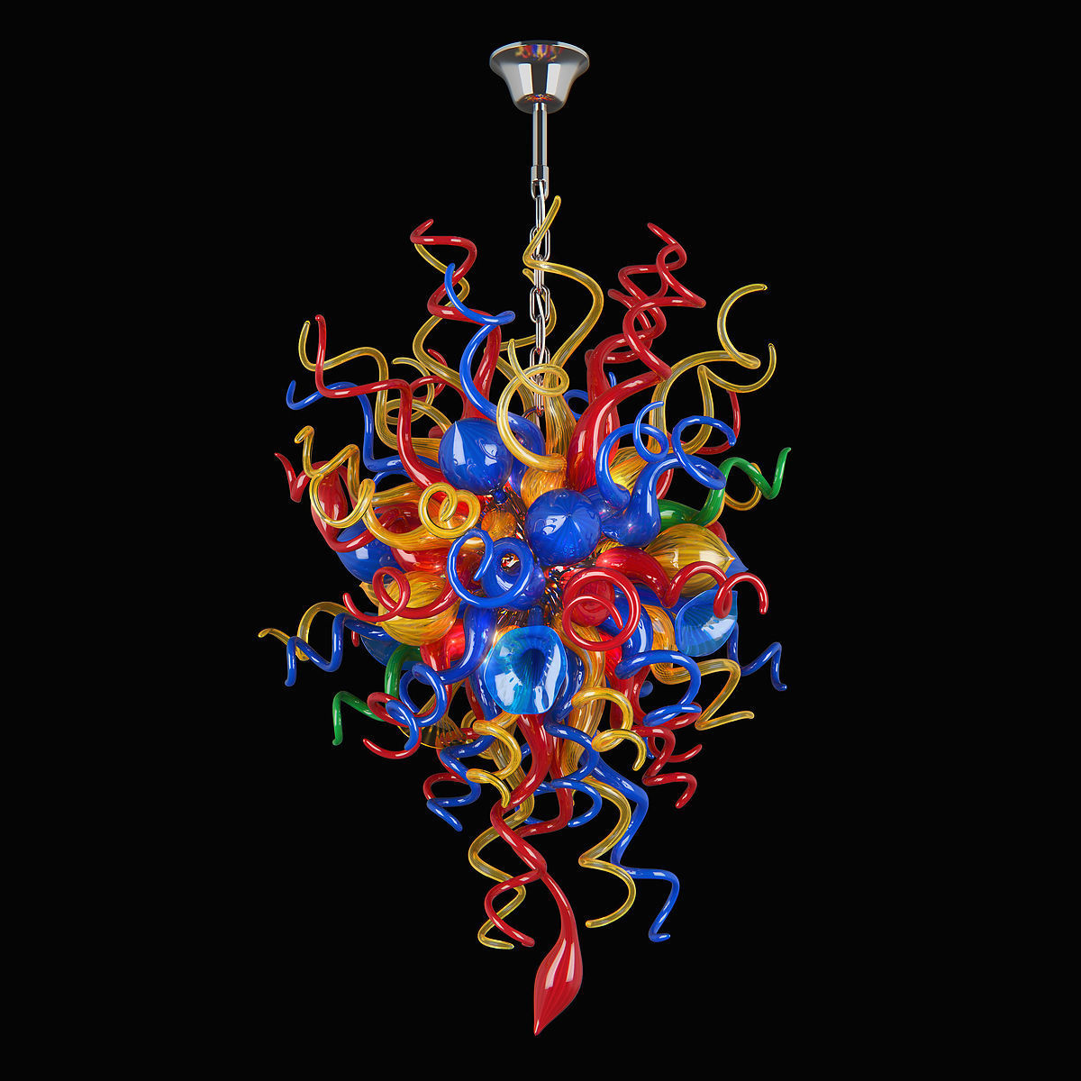 890100 Vulcano Lightstar Hanging Lamp 3D model_2