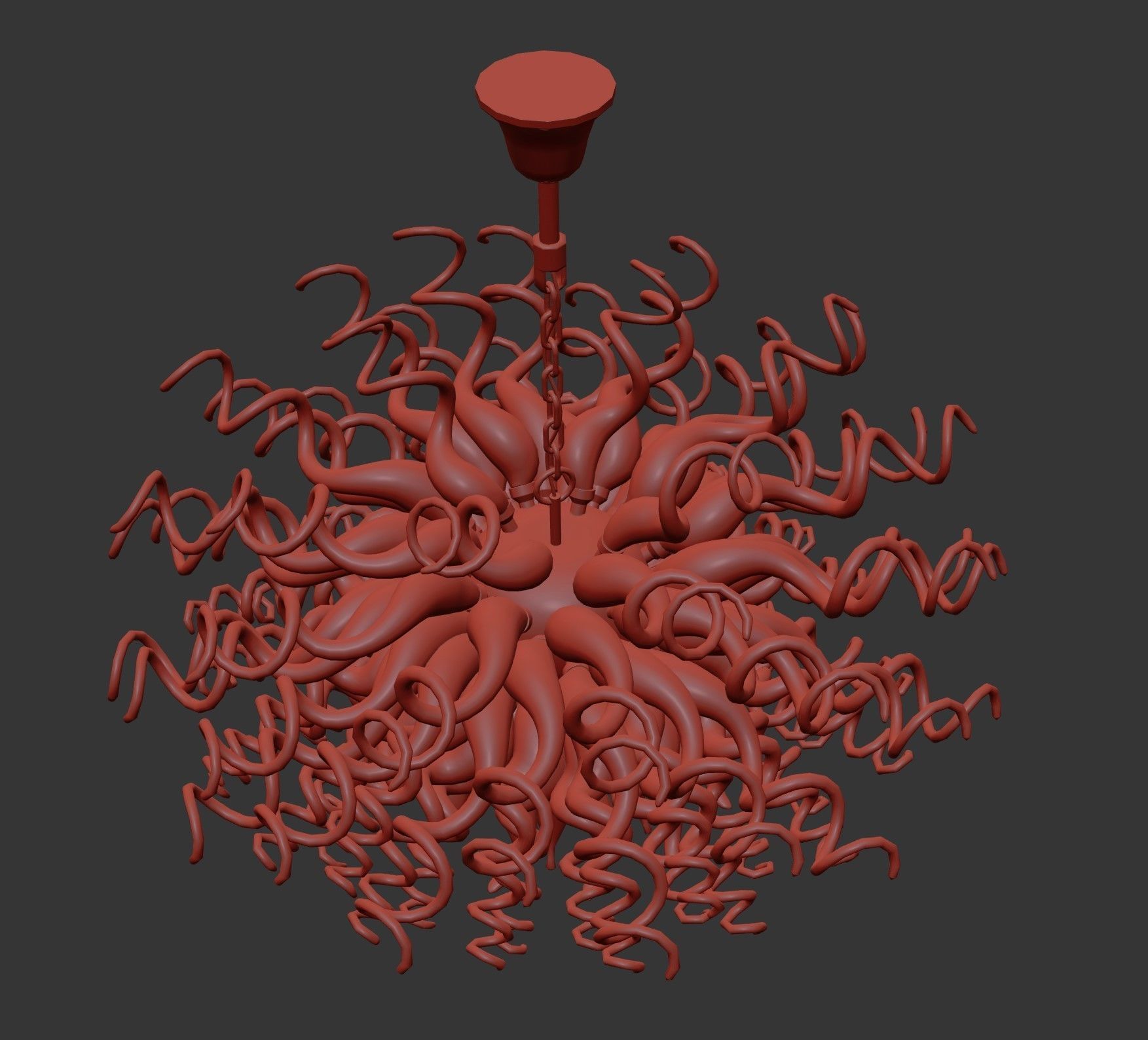 Artglass Lightstar Hanging Lamp 3D model_8