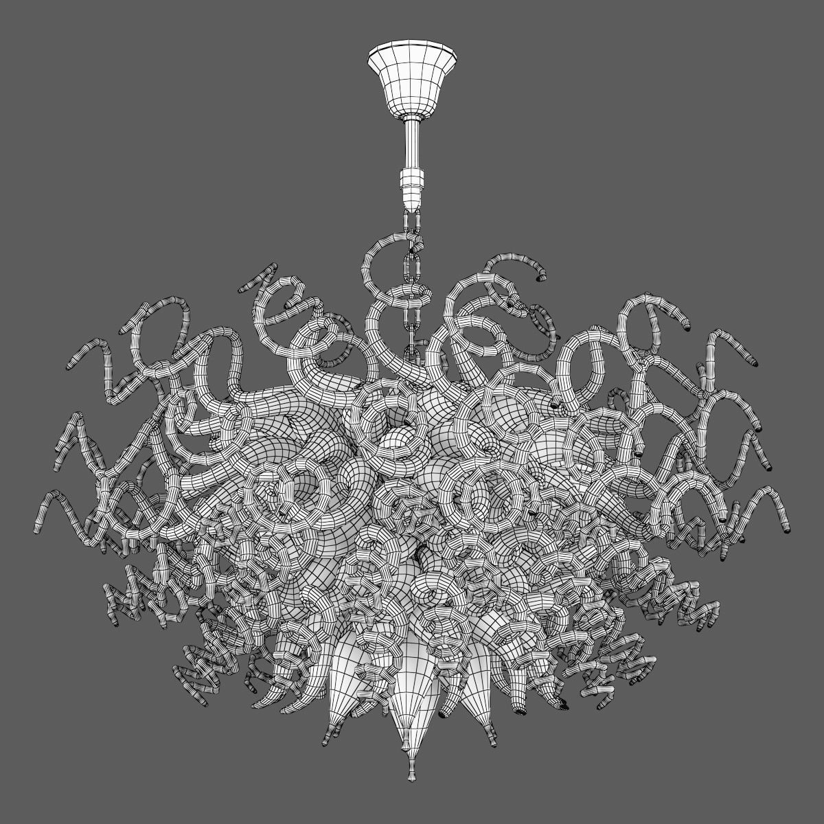 Artglass Lightstar Hanging Lamp 3D model_4