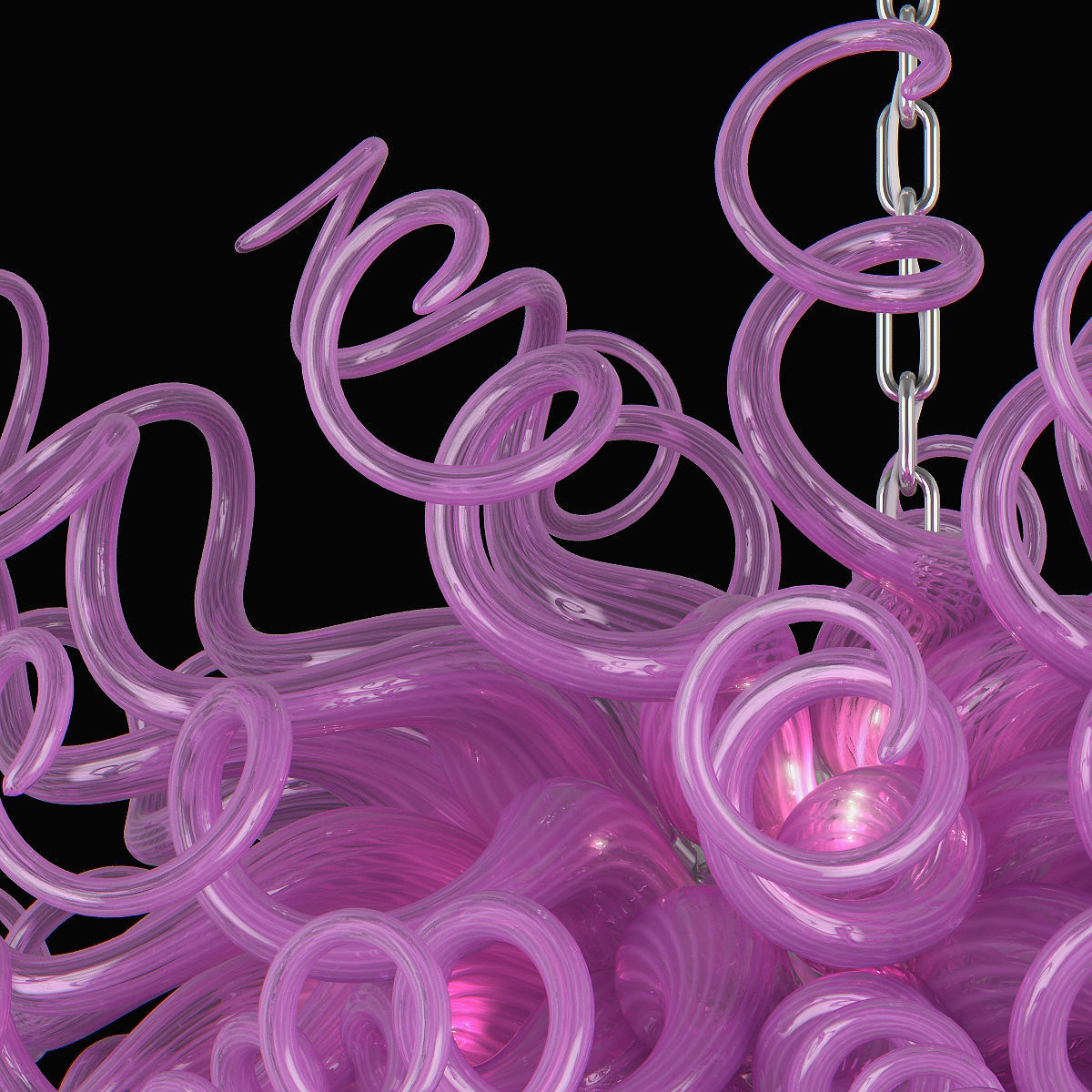 Artglass Lightstar Hanging Lamp 3D model_3