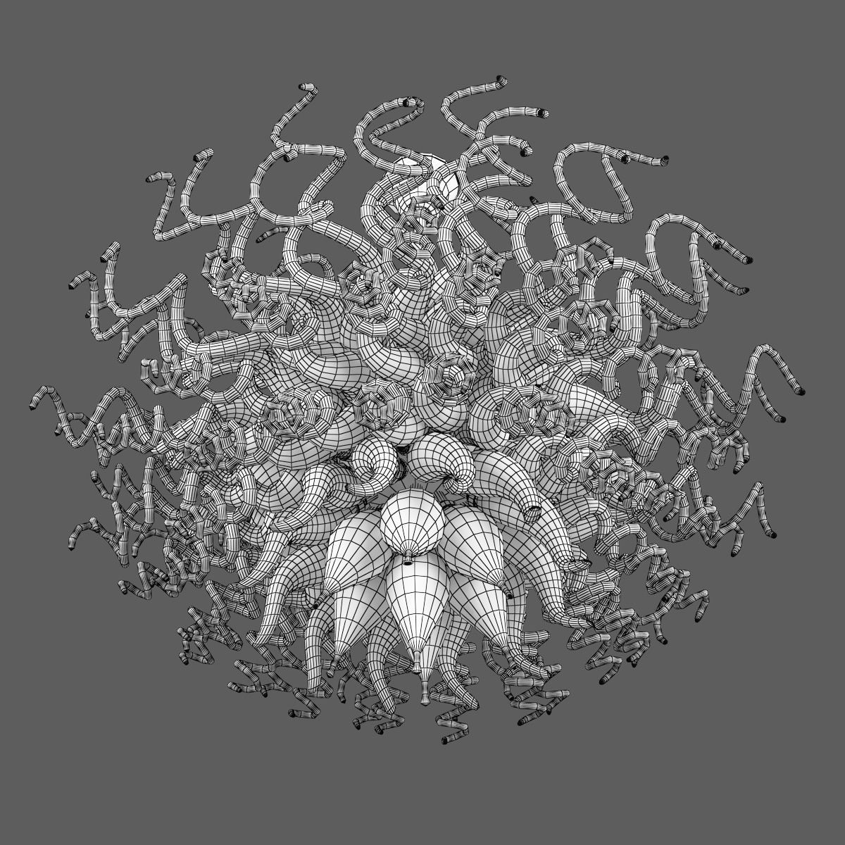 Artglass Lightstar Hanging Lamp 3D model_6