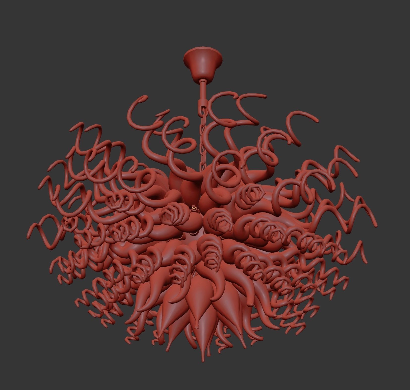 Artglass Lightstar Hanging Lamp 3D model_7