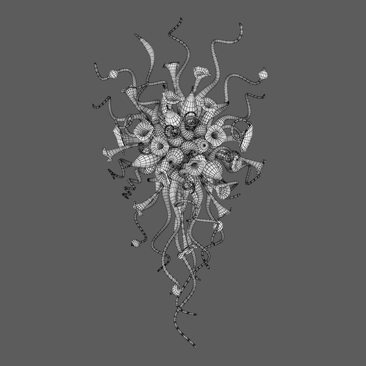 890039 Artglass Lightstar Sconce 3D model_4