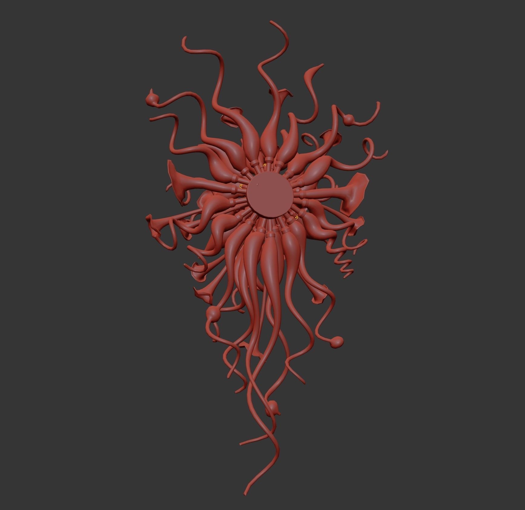 890039 Artglass Lightstar Sconce 3D model_8