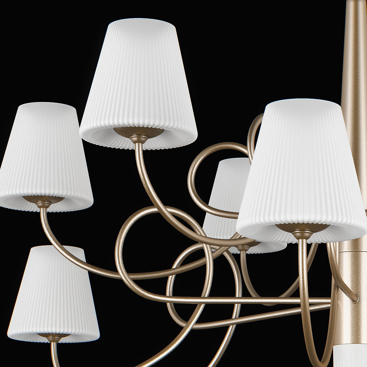 81433x Vortico Lightstar Chandelier 3D model_4