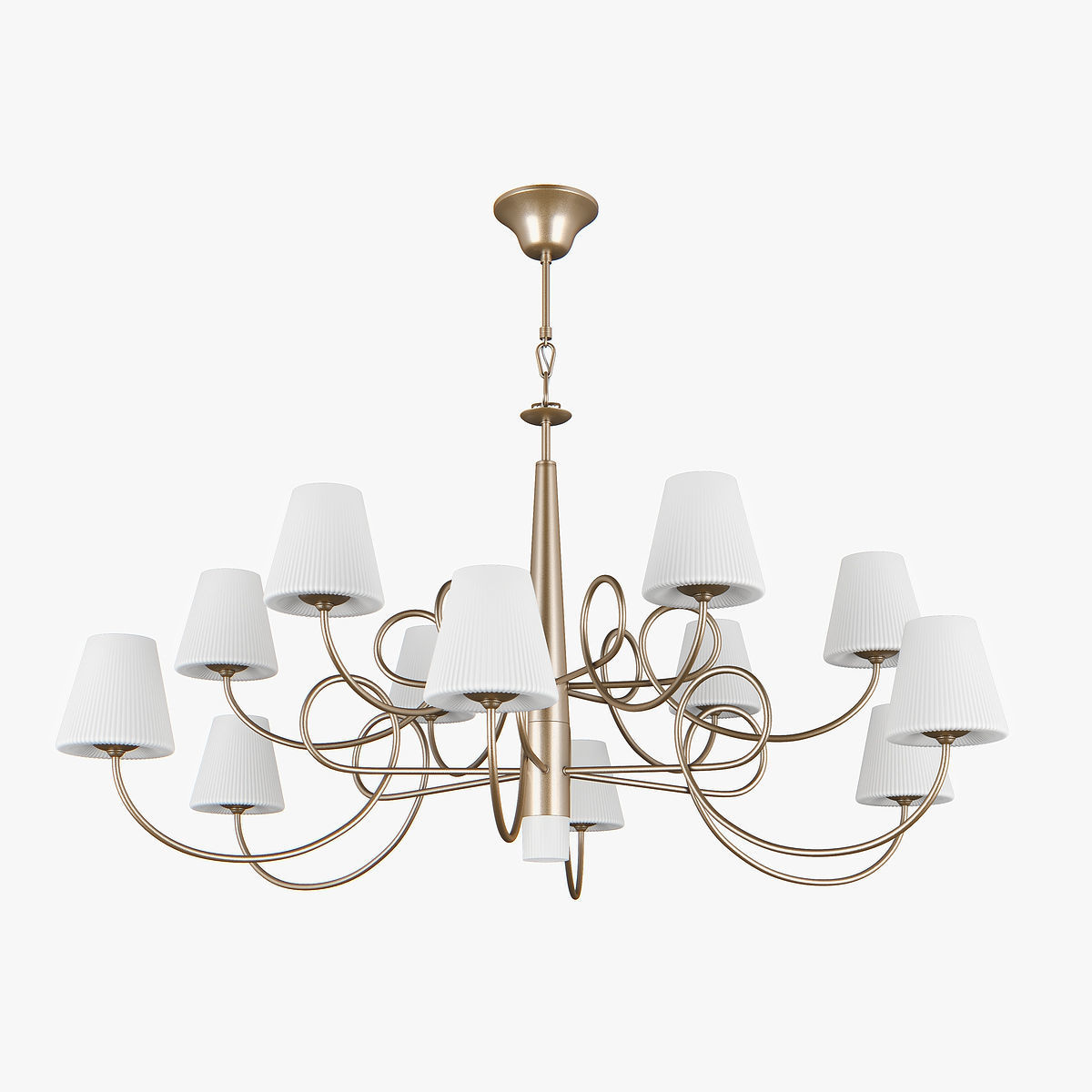 81433x Vortico Lightstar Chandelier 3D model_2