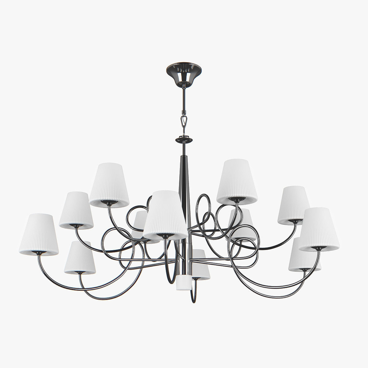 81433x Vortico Lightstar Chandelier 3D model_5