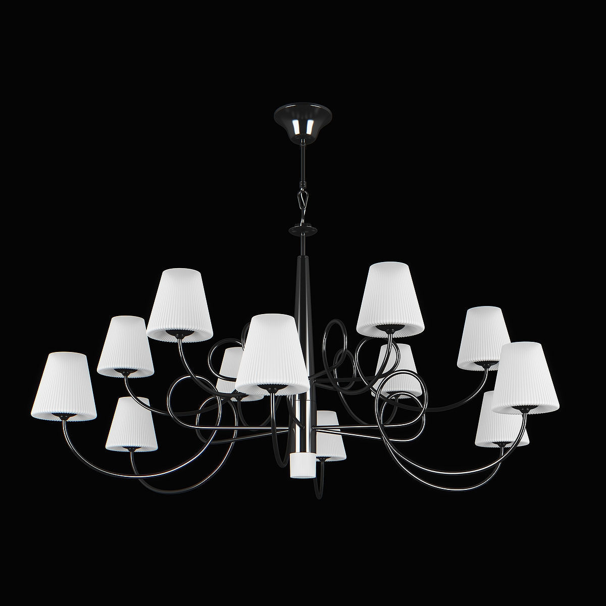 81433x Vortico Lightstar Chandelier 3D model_9