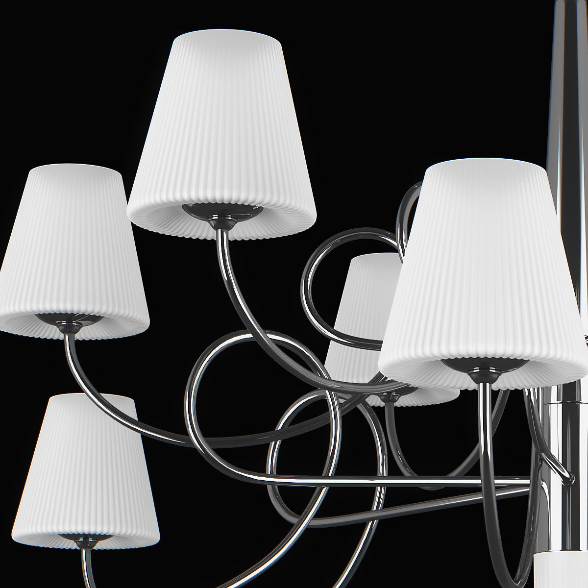 81433x Vortico Lightstar Chandelier 3D model_7