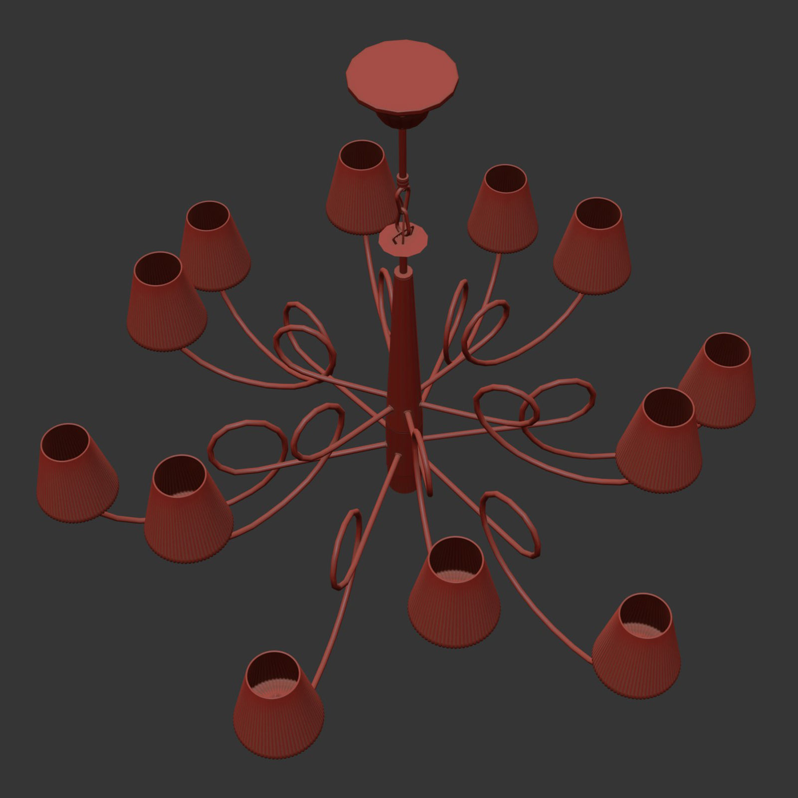 81433x Vortico Lightstar Chandelier 3D model_13