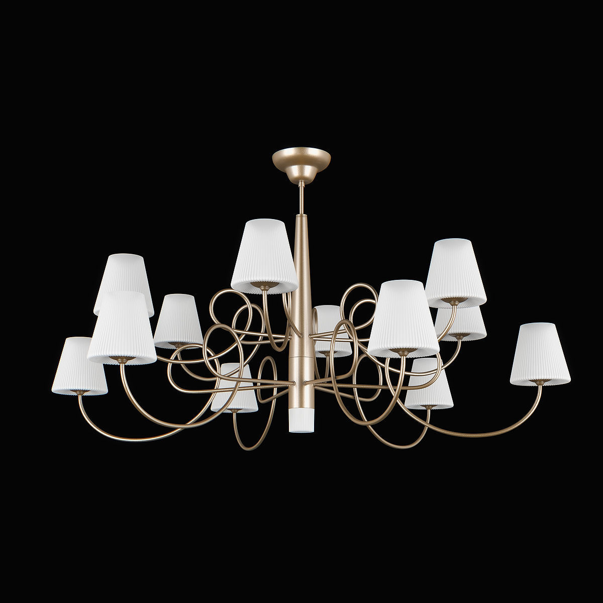 81413x Vortico Lightstar Chandelier 3D model_3