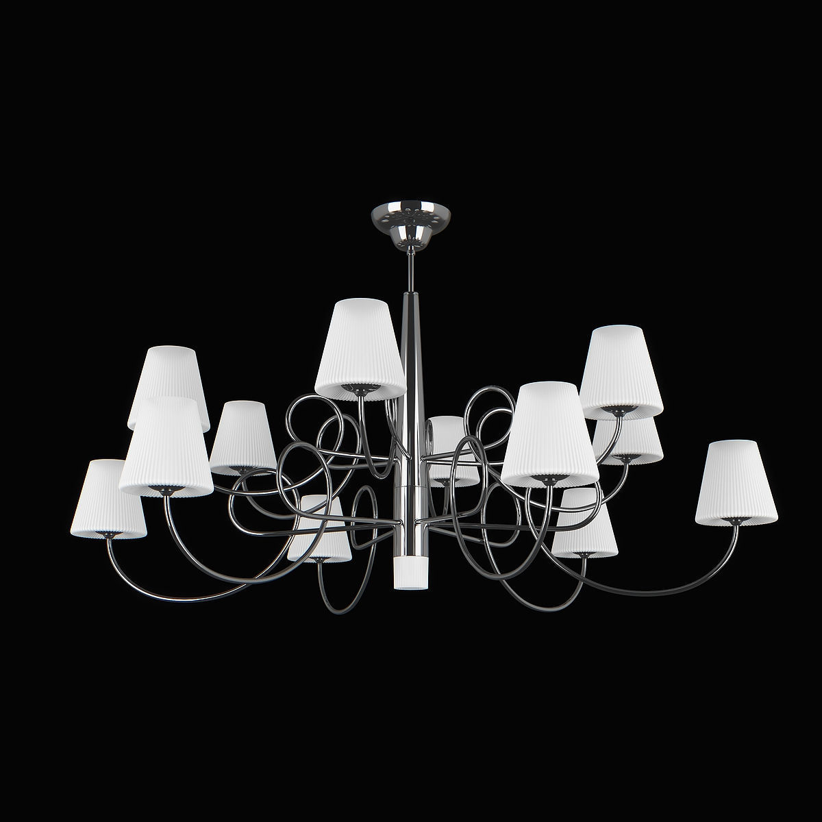 81413x Vortico Lightstar Chandelier 3D model_6
