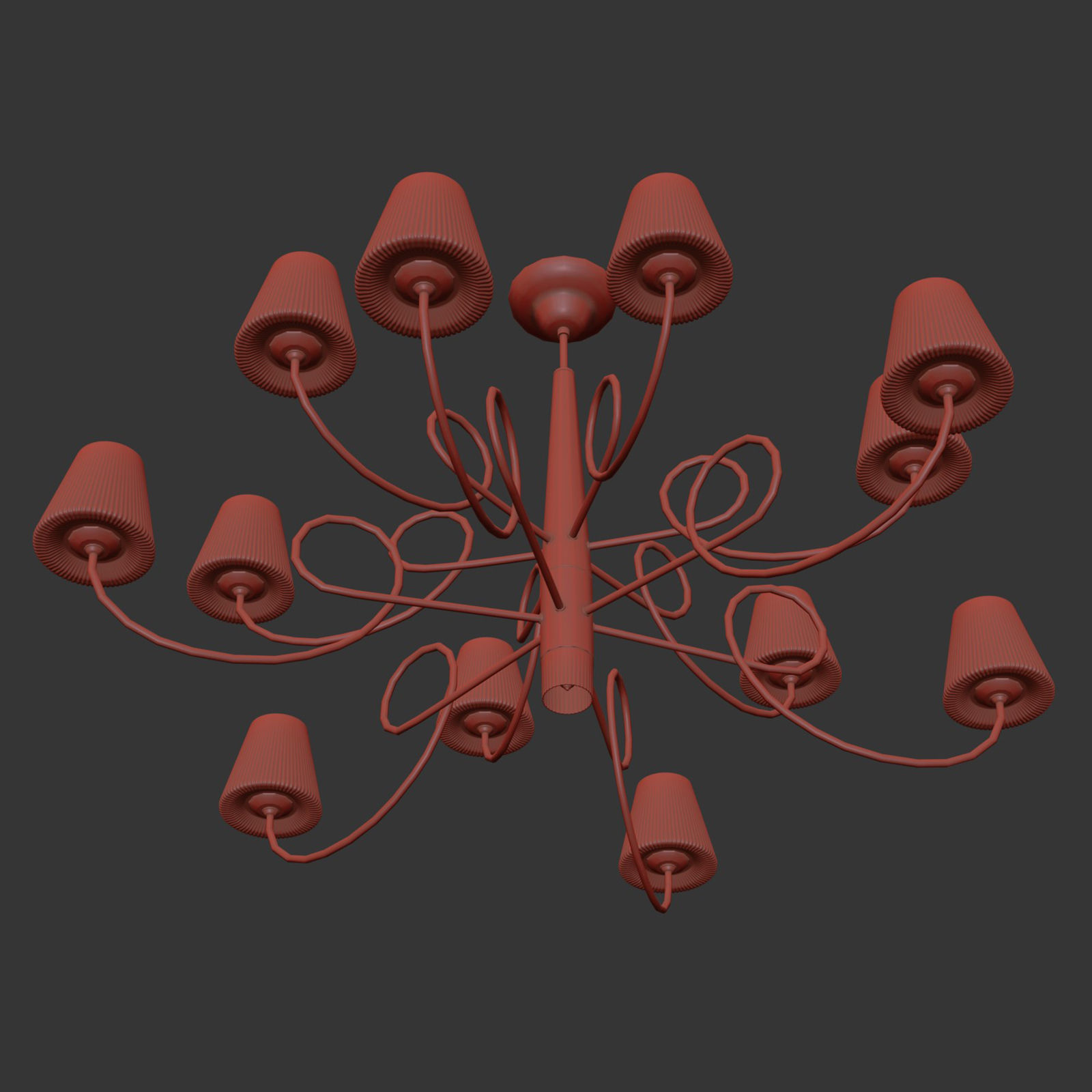 81413x Vortico Lightstar Chandelier 3D model_12