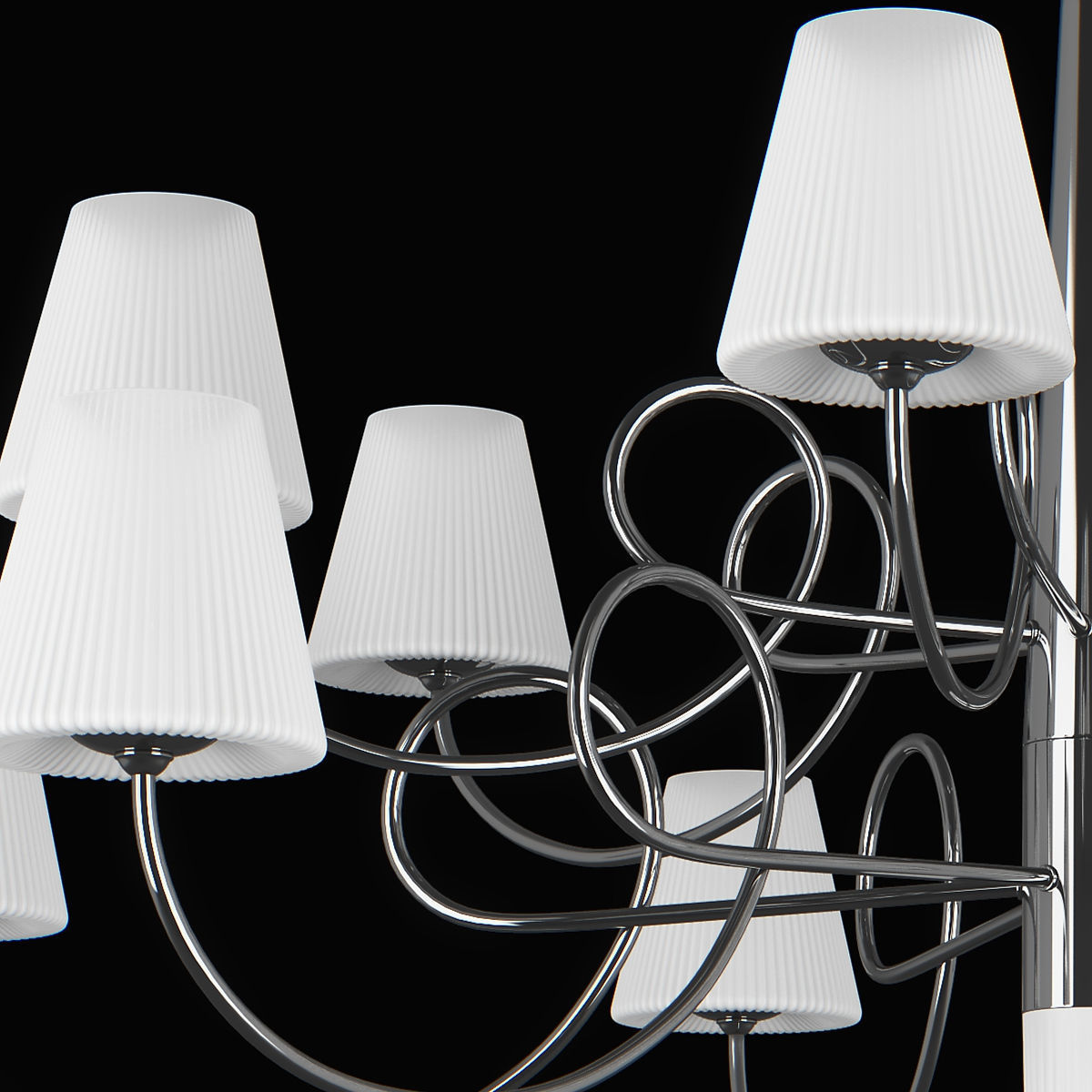 81413x Vortico Lightstar Chandelier 3D model_7