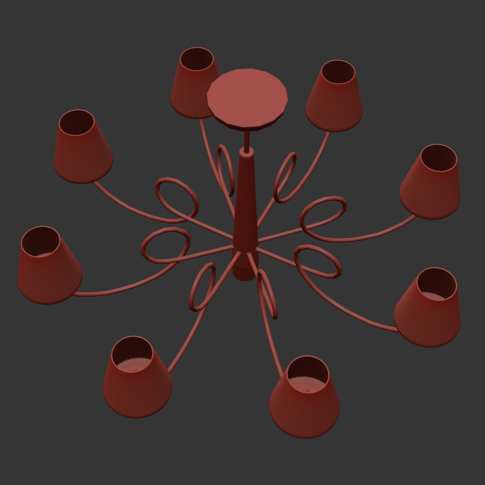 81409x Vortico Lightstar Chandelier 3D model_13