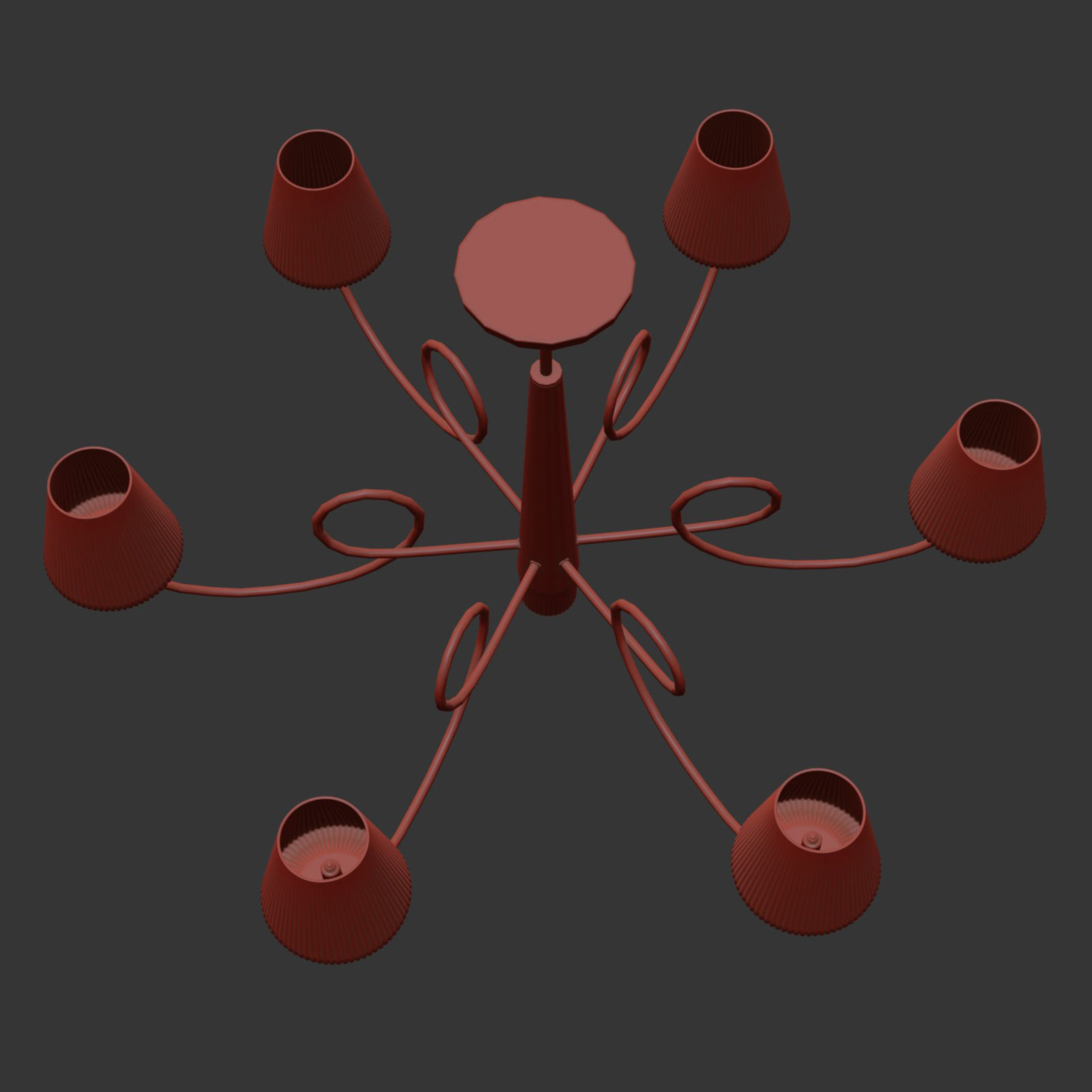 81407x Vortico Lightstar Chandelier 3D model_13