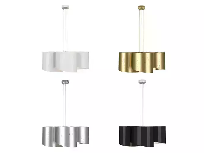 81115x Pittore Lightstar Chandelier 3D model