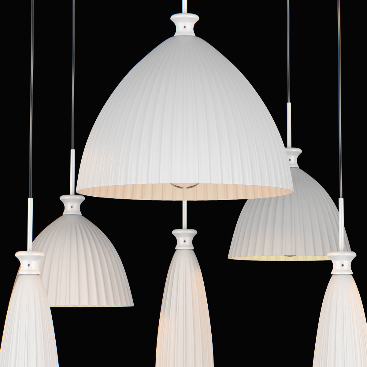 81022x Agola Lightstar Hanging Chandelier 3D model_4