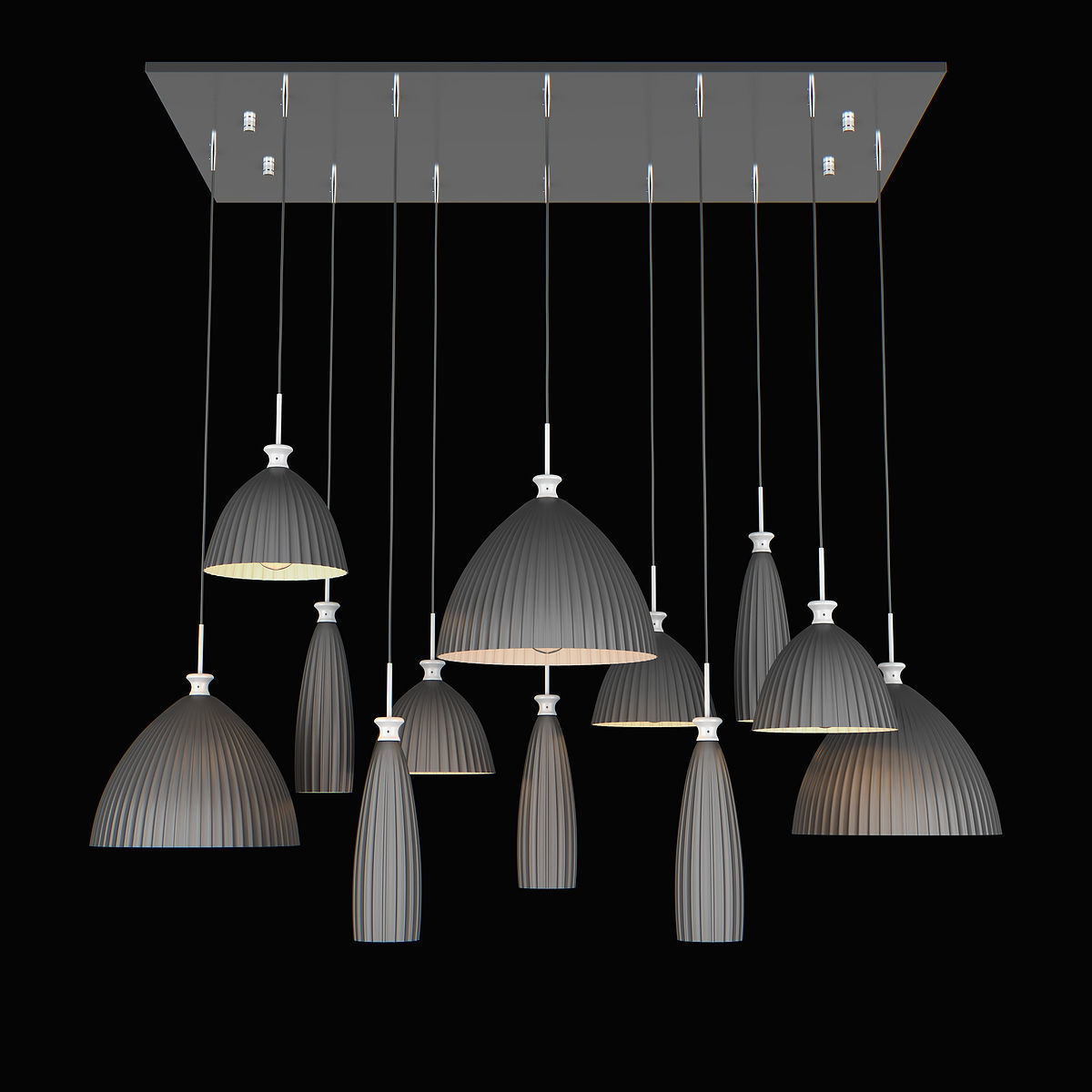 81022x Agola Lightstar Hanging Chandelier 3D model_6