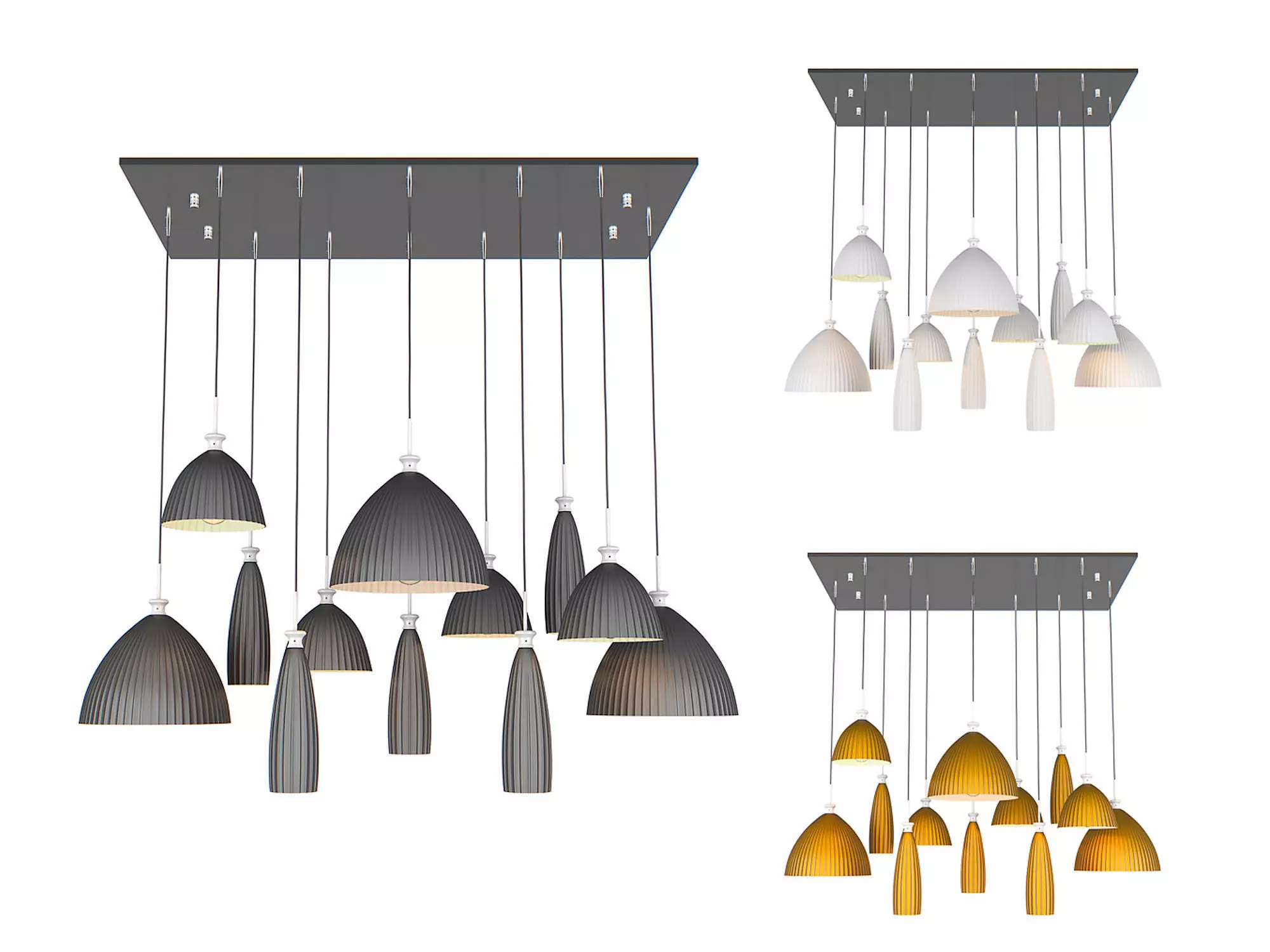 81022x Agola Lightstar Hanging Chandelier 3D model_0