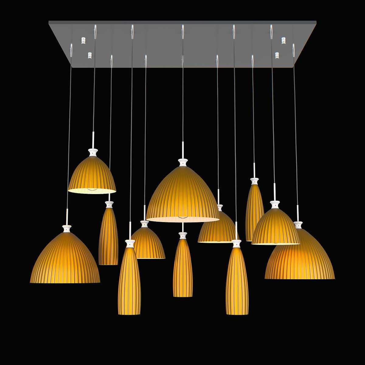 81022x Agola Lightstar Hanging Chandelier 3D model_12