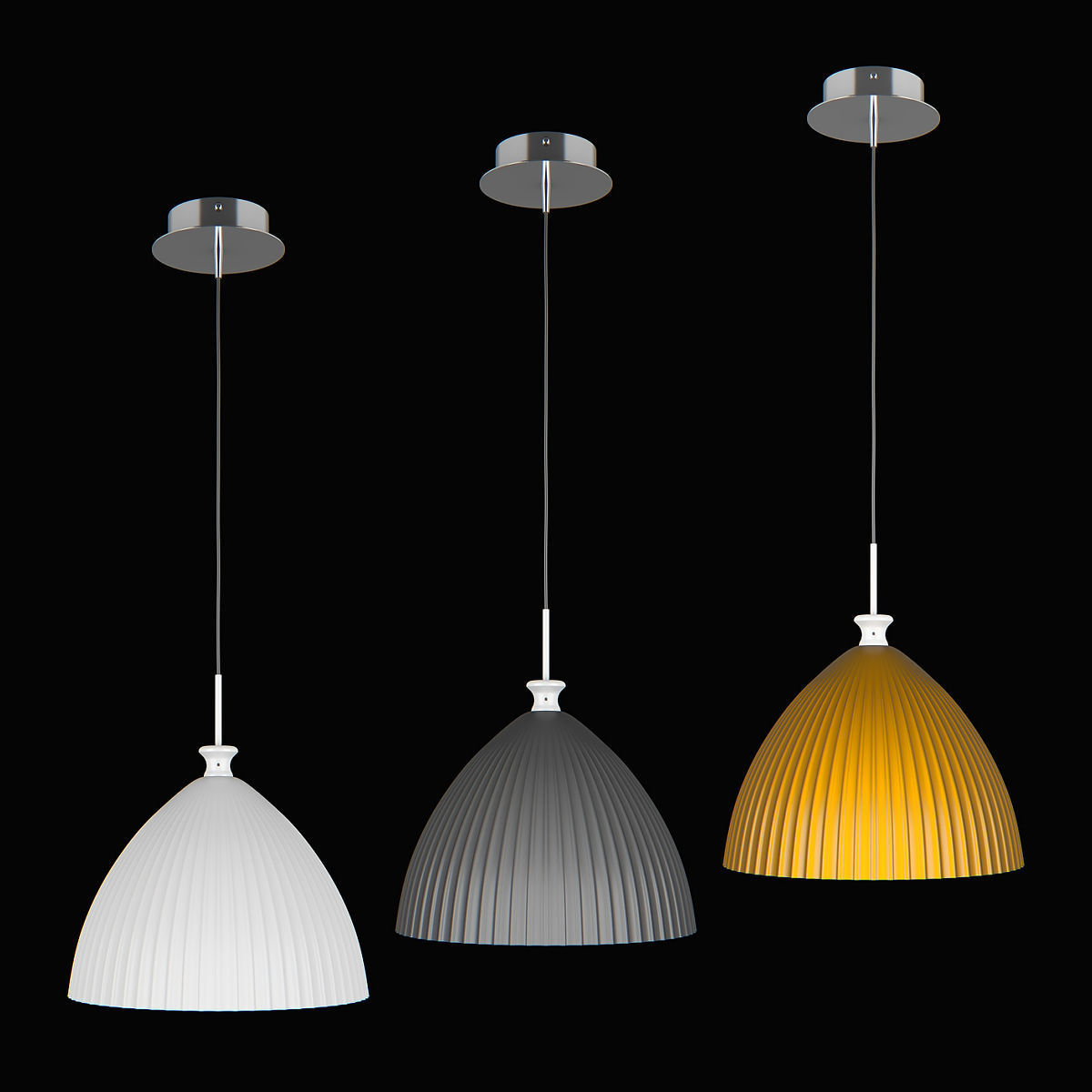 81003x Agola Lightstar Hanging Lamp 3D model_1