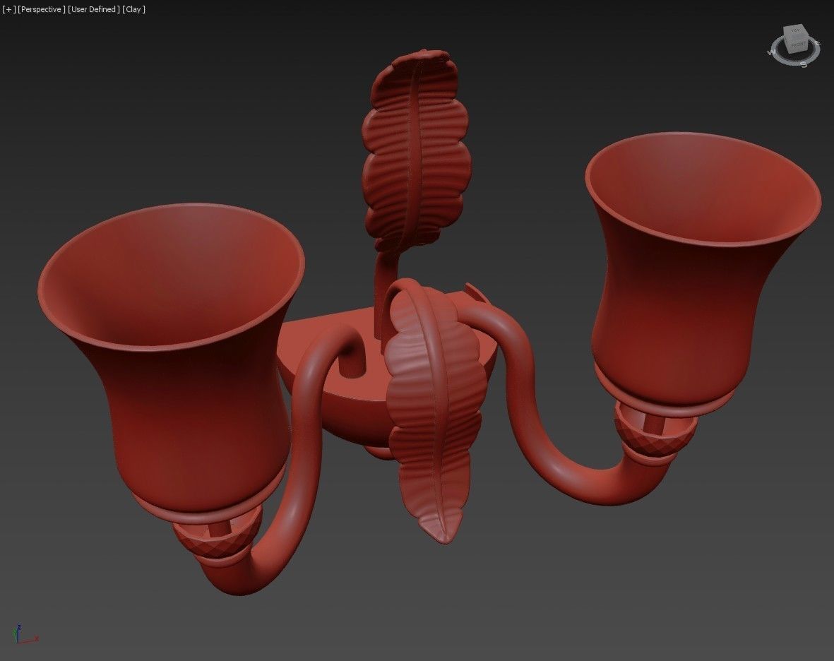 804620 Petalo Lightstar Sconce  3D model_9