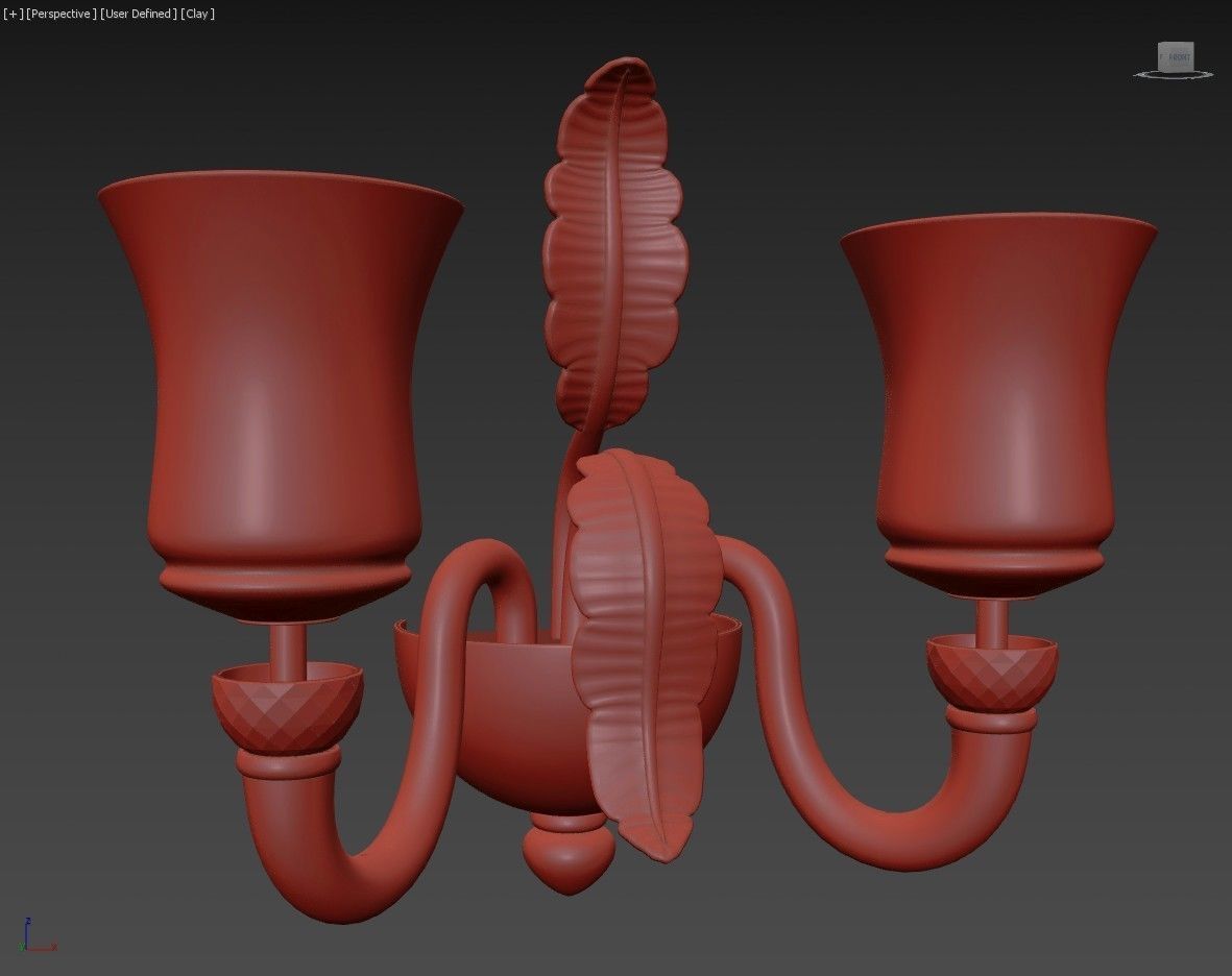 804620 Petalo Lightstar Sconce  3D model_8