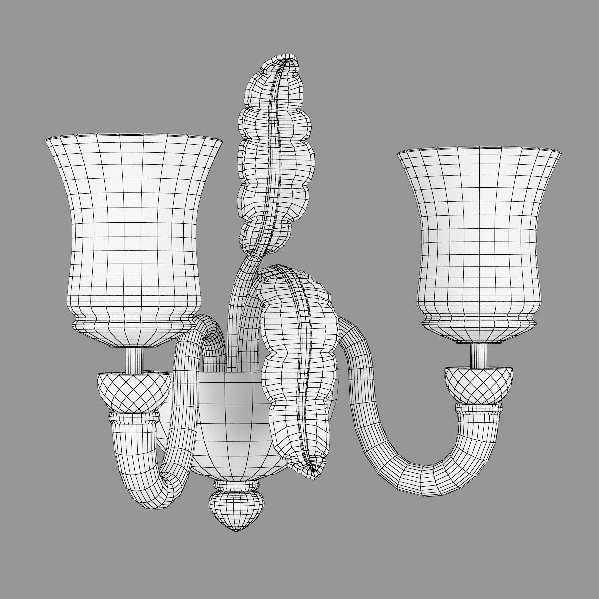 804620 Petalo Lightstar Sconce  3D model_5