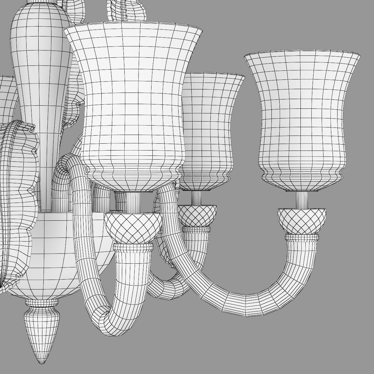 804460 Petalo Lightstar Chandelier   3D model_4