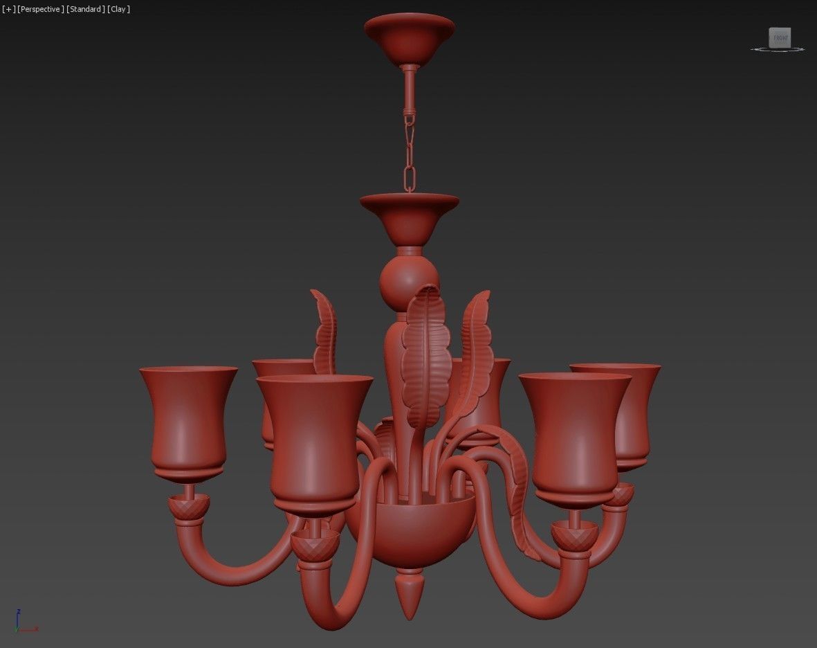 804460 Petalo Lightstar Chandelier   3D model_5