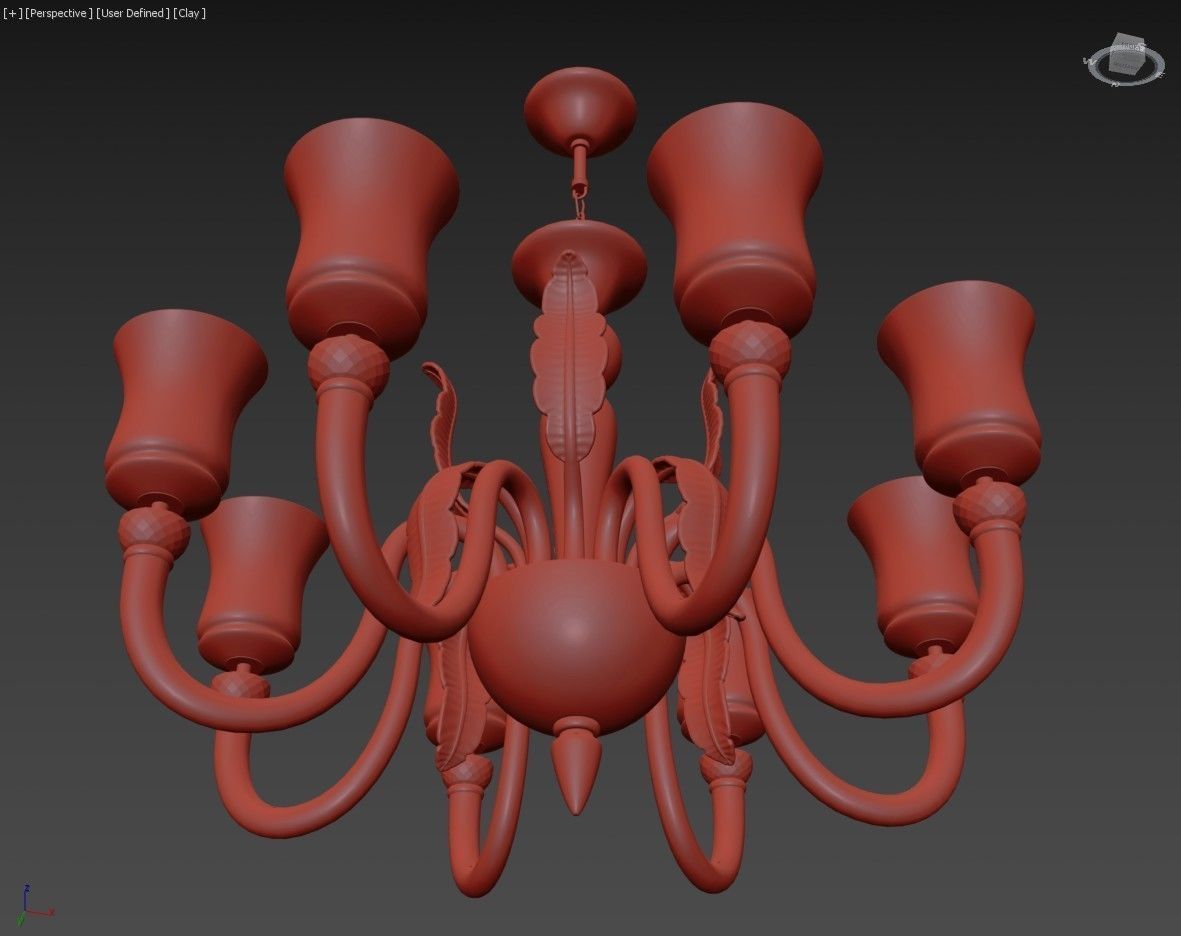 804480 Petalo Lightstar Chandelier 3D model_7