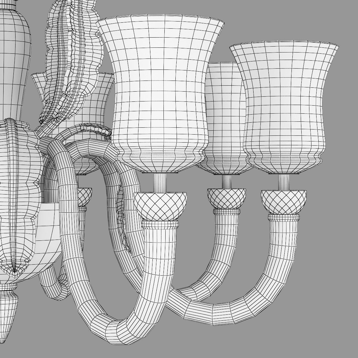 804480 Petalo Lightstar Chandelier 3D model_4