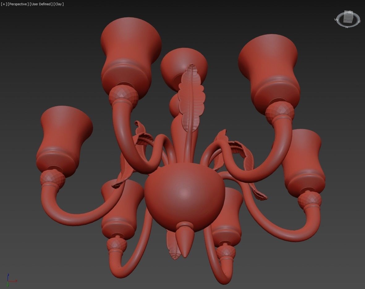 804060 Petalo Lightstar Chandelier 3D model_7